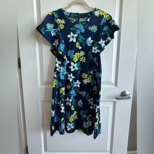 Draper James Ellison Floral ruffle short sleeve dress size XL